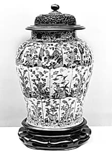 Jar with animals and flowers by Unknown Artist