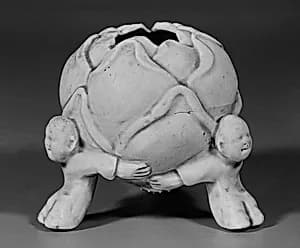 Water pot with three boys by Unknown Artist