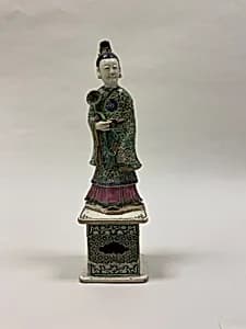 Figure of He Xiangu, one of the Eight Immortals by Unknown Artist