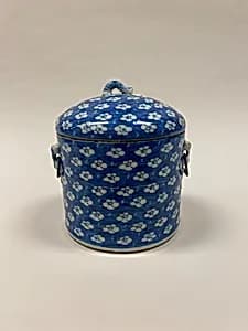 Covered jar with plum blossoms (one of a pair) by Unknown Artist