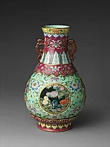 Vase with openwork ornaments by Unknown Artist