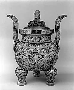 Incense Burner from a Set of Five-Piece Altar Set (Wugong) by Unknown Artist