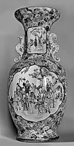 Vase with immortals by Unknown Artist