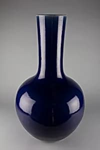 Vase in the shape of a bottle by Unknown Artist