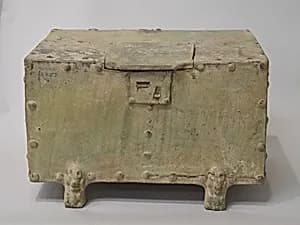 Model of a storage box by Unknown Artist