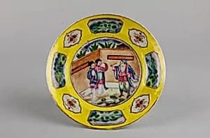 Dish with figures by Unknown Artist