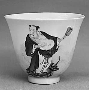 Cup with Lü Dongbin (one of the Eight Immortals) by Unknown Artist