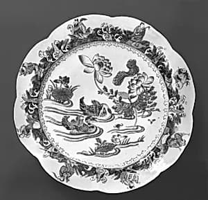 Plate with symbols of the Eight Immortals by Unknown Artist