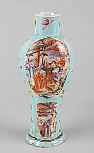 Vase with ladies and boys by Unknown Artist