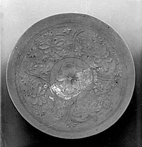 Bowl with floral scrolls by Unknown Artist