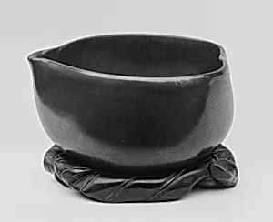 Bowl in Shape of a Persimmon by Unknown Artist