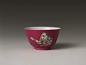 Cup with Butterflies by Unknown Artist