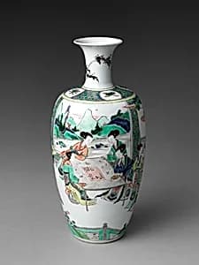 Vase with Women Enjoying Scholarly Pursuits by Unknown Artist