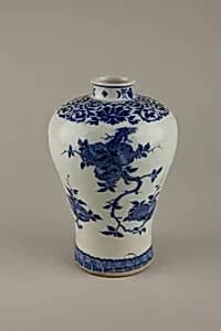 Meiping vase with peach, pomegranade, and fingered citron by Unknown Artist