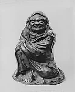 Seated Figure of Daruma by Unknown Artist