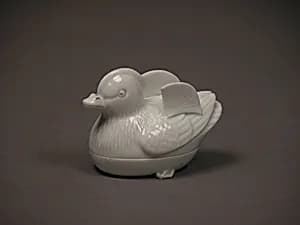 Covered incense box In form of mandarin duck by Unknown Artist