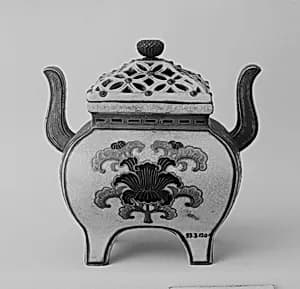 Incense Burner with Openwork Lid by Unknown Artist