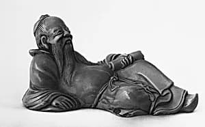 Figure of Hitomaru, God of Poetry by Unknown Artist