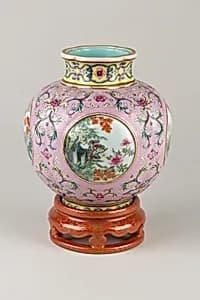 Vase with openwork pattern of flowers by Unknown Artist
