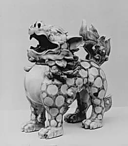 Censer and Top in form of a Shishi by Unknown Artist