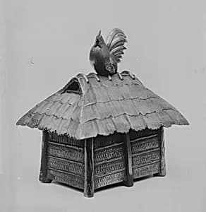Censer in Form of a Rooster Perched on a Rooftop by Unknown Artist
