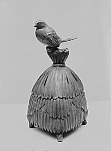 Censer in Form of a Sparrow Atop a Rice Rick by Unknown Artist