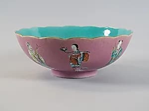 Bowl with the Eight Immortals by Unknown Artist