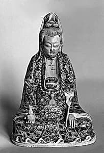Figure of bodhisattva Guanyin by Unknown Artist
