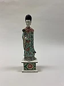 Figure of He Xiangu, one of the Eight Immortals by Unknown Artist