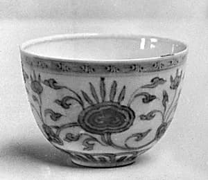 Cup with magic fungus (one of a pair) by Unknown Artist