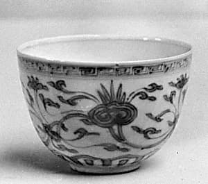 Cup with magic fungus (one of a pair) by Unknown Artist