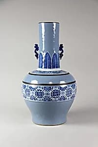 Vase with floral and geometric ornaments by Unknown Artist