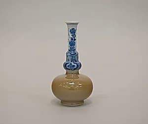 Gourd-form bottle vase by Unknown Artist