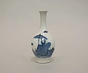 Vase with boy riding an ox by Unknown Artist