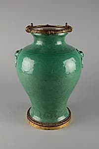Jar with lion-head ornaments by Unknown Artist
