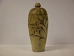 Meiping vase with flowers by Unknown Artist