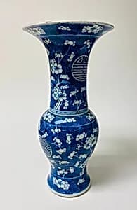 Vase with plum blossoms (one of a pair) by Unknown Artist