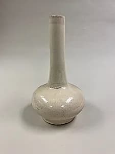 Bottle vase with floral scrolls by Unknown Artist
