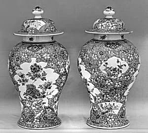 Jar with Cover (one of a pair) by Unknown Artist