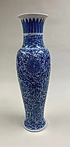 Vase with floral scrolls by Unknown Artist