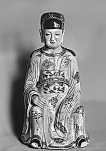 Figure with Court Headdress by Unknown Artist