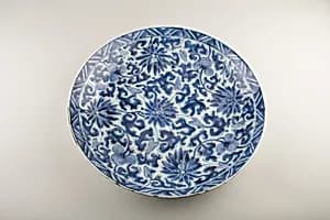 Plate with lotus scrolls by Unknown Artist
