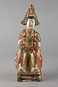 Figure of a sitting woman by Unknown Artist