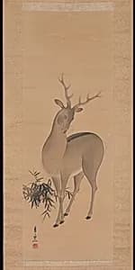 Deer by Suzuki Kiitsu