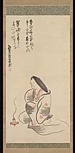 Woman Burning Incense by Yosa Buson