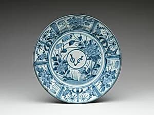 Plate with Monogram of the Dutch East India Company by Unknown Artist
