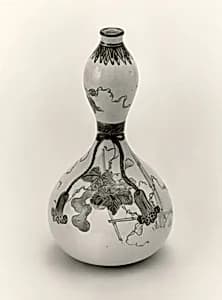 Sake Bottle in the Shape of a Gourd by Unknown Artist