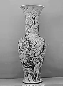 Vase with Flowers and Birds by Unknown Artist