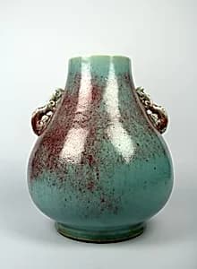 Vase with Dragon Handles by Unknown Artist