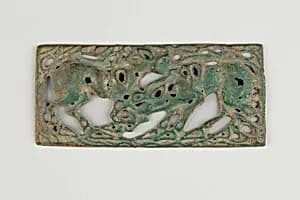 Belt Plaque with Fighting Horses by Unknown Artist